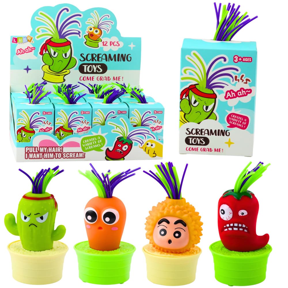 Interaktivne 'Kričeče zelenjave' figurice LEAN TOYS