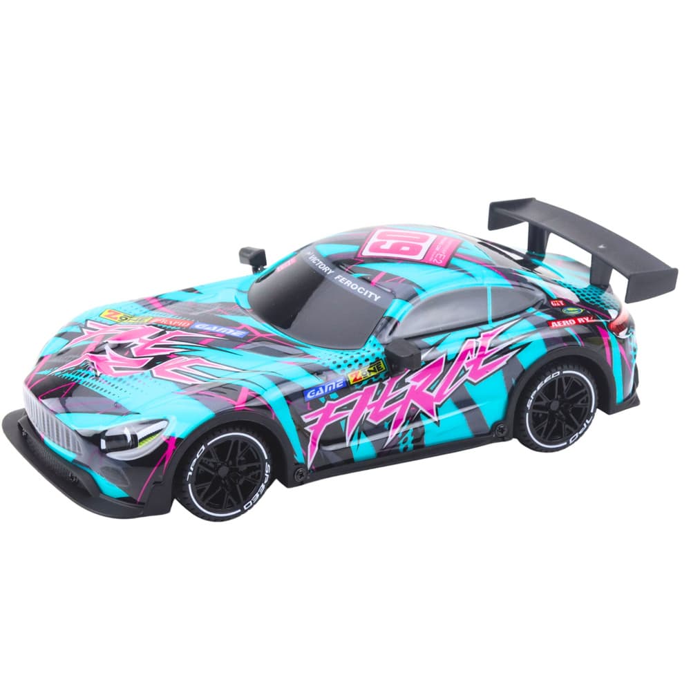 Lean Toys RC dirkalnik s podsv., karoserijo, turkizna 2