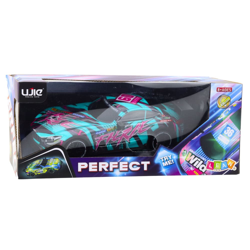 Lean Toys RC dirkalnik s podsv., karoserijo, turkizna 4