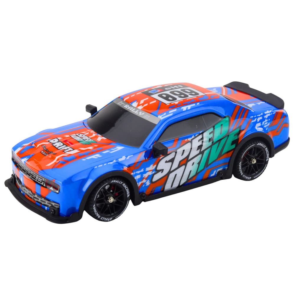 Športni avto RC, svetleča karoserija, drift, modra 2