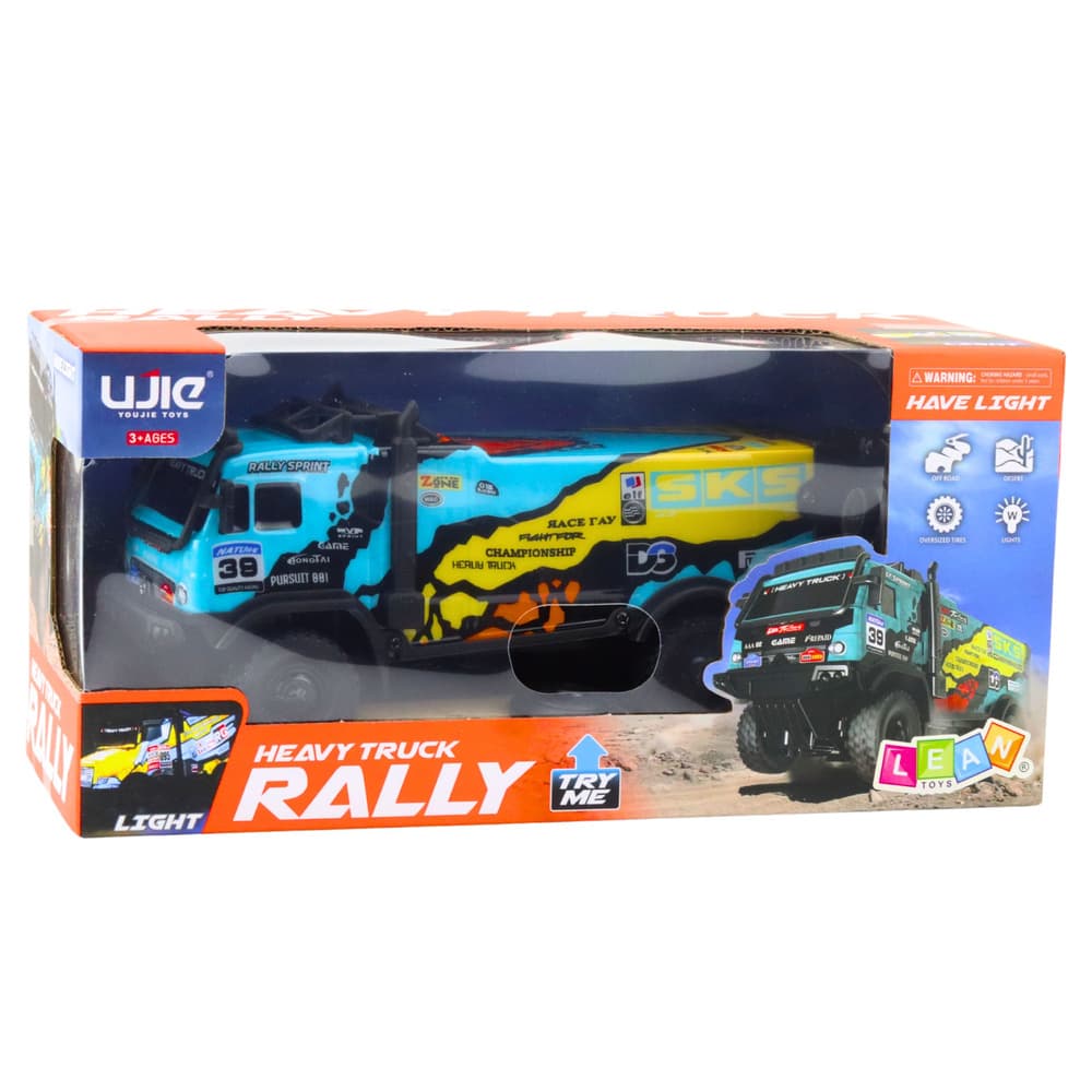 Lean Toys RC tovornjak, pilot, zvoki, modri 4