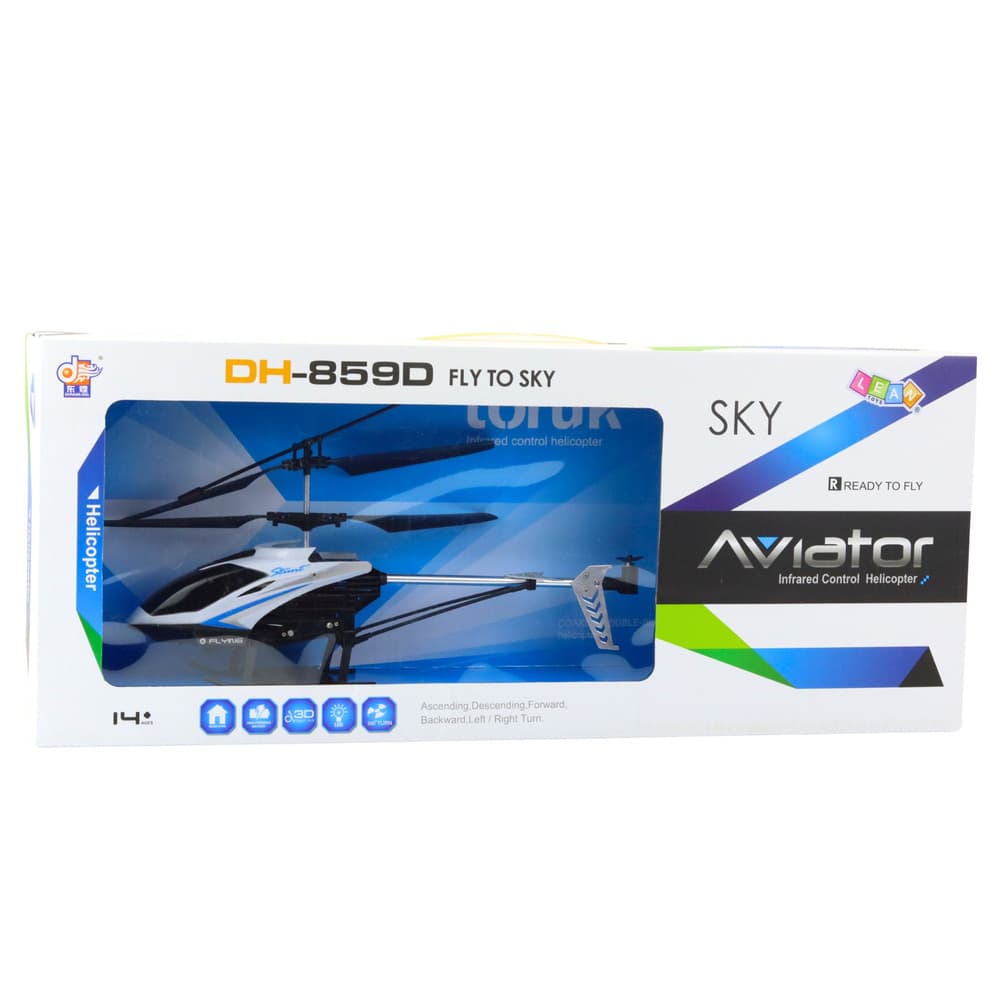 Helikopter na daljinsko vodenje RC Aviator DH-859D z LED 4