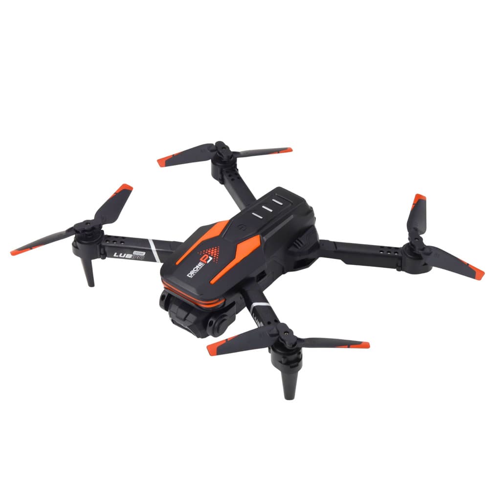 Dron LEAN TOYS LU800 s HD kamero, LED lučmi, oranžni 2
