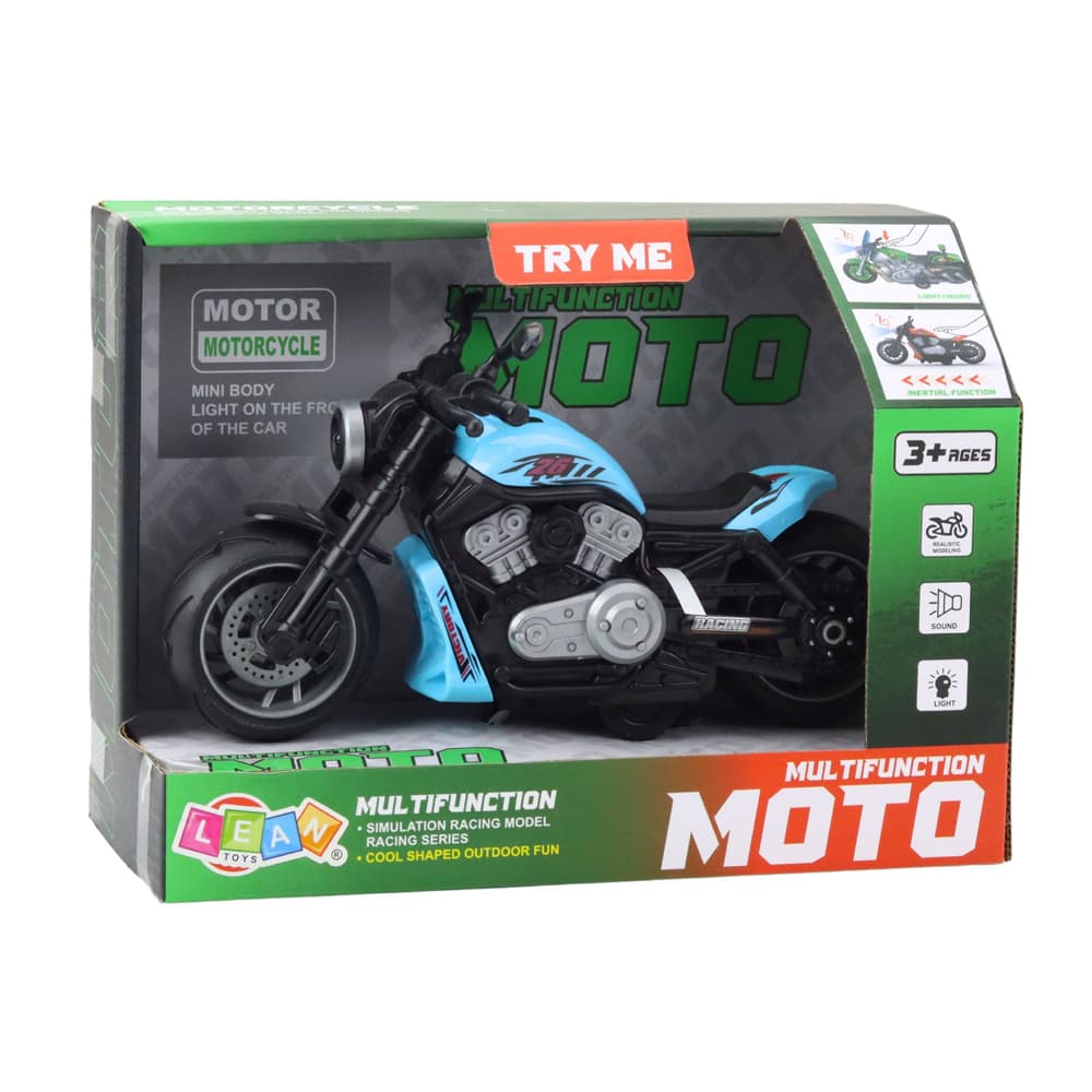 Motor na baterije, pogon, luči, zvoki, modri 3