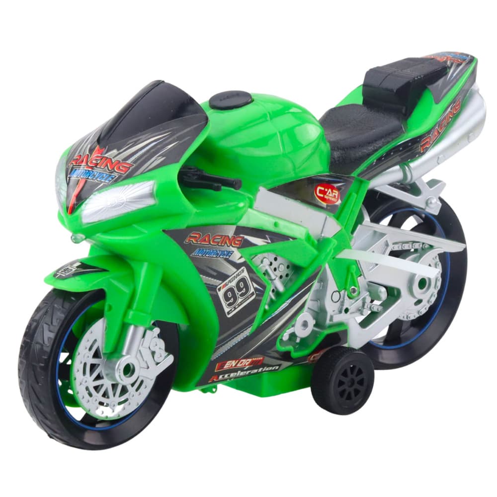 Dirkalni motor z lučmi in zvoki, zelena 2