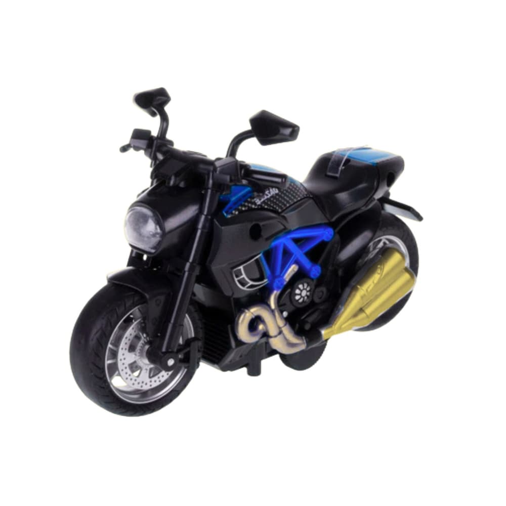 Motor za sestavljanje, kovinski, 1:14, DIY, moder 2