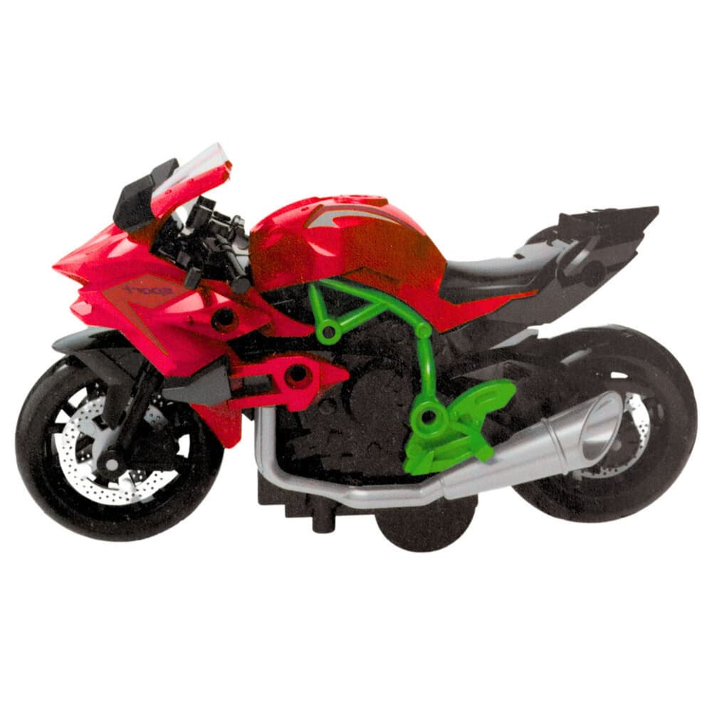 Motor za sestavljanje, kovinski, 1:14, DIY, zelen-rdeč 2