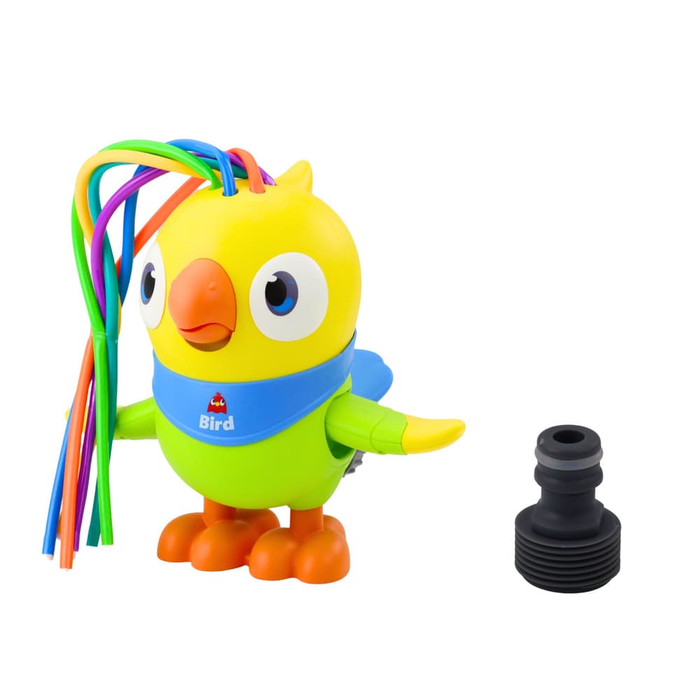 LEAN TOYS Vodna pršilna igrača Papiga z gibljivimi elementi 2