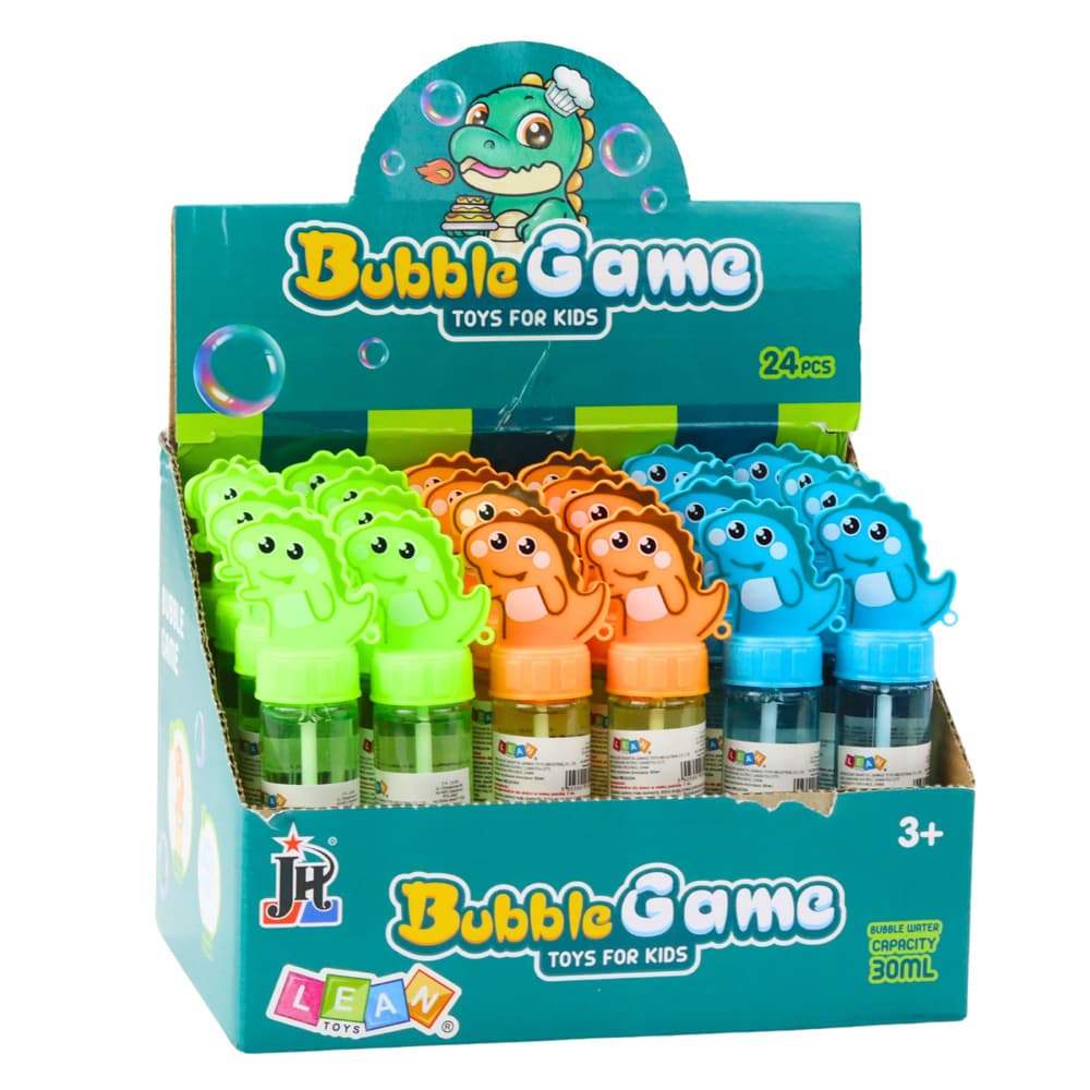 Mehurčki LEAN TOYS dinozaver, 3 luknje, pisane, 30ml 5
