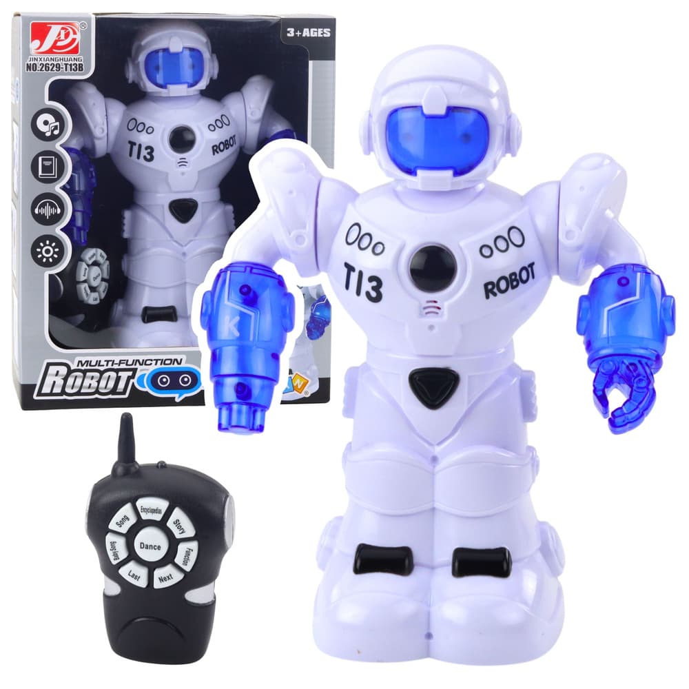 Pametni robot na daljinsko vodenje (RC) s pilotom, lučmi in zvoki