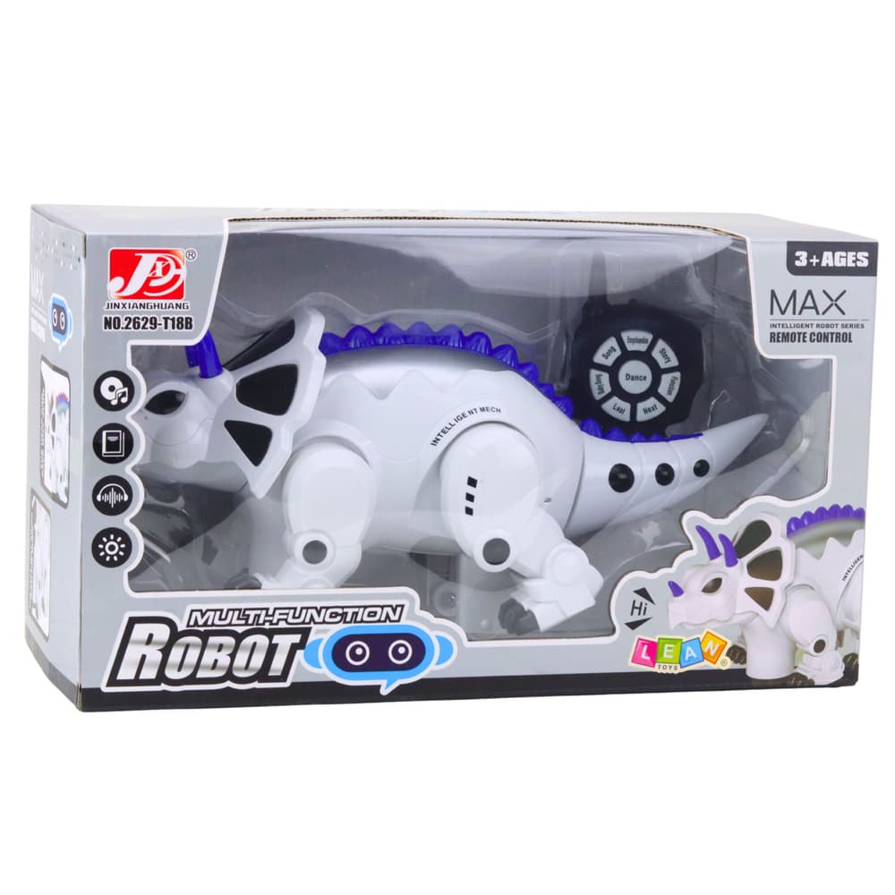 Pametni robot dinozaver RC daljinsko voden Triceratops 4