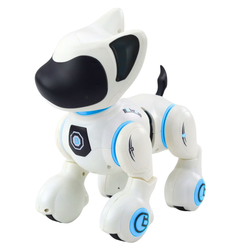 Interaktivni psiček robot na daljinsko upravljanje, beli 2