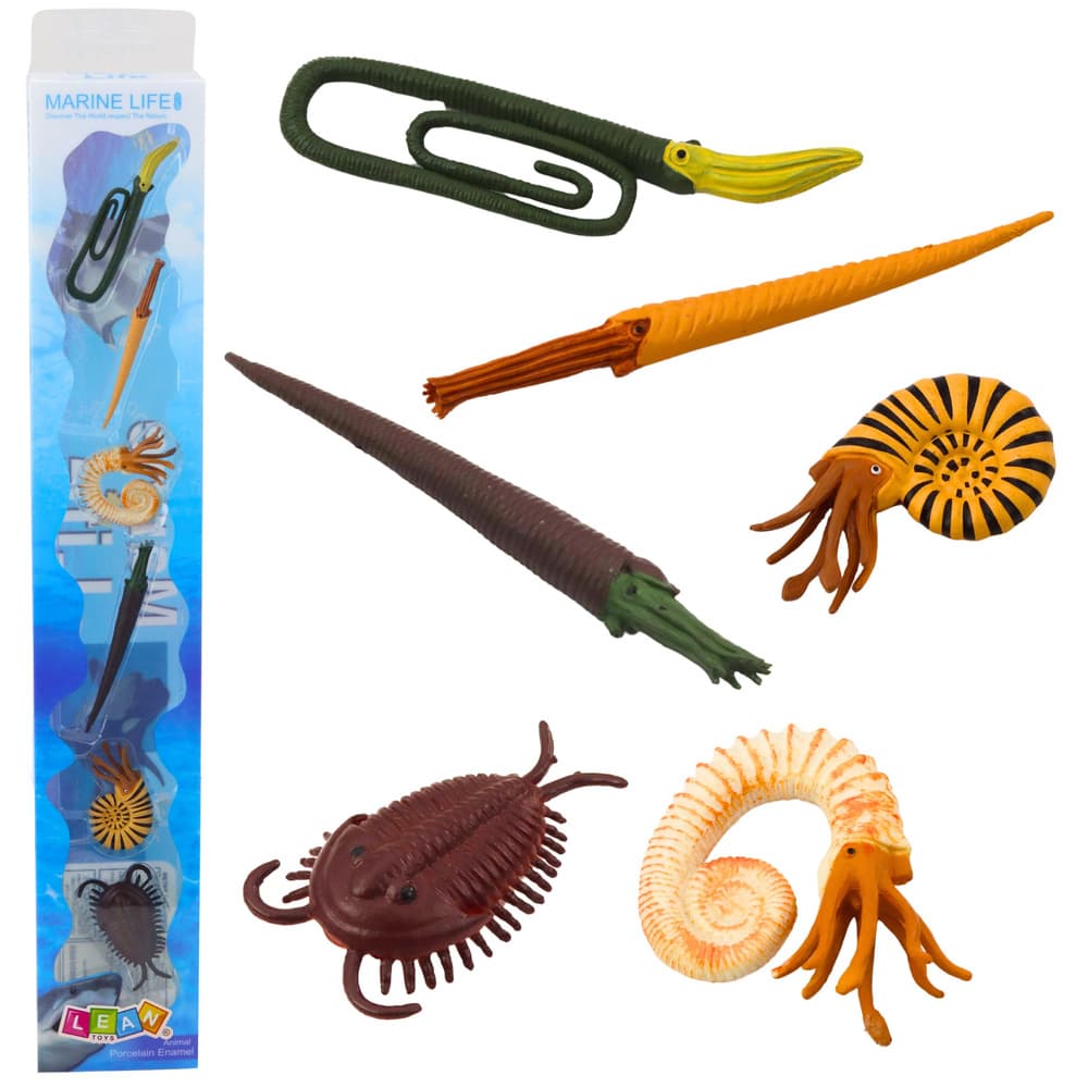 Mini figurice LEAN TOYS - morska bitja (6-9 cm, 6 kosov)
