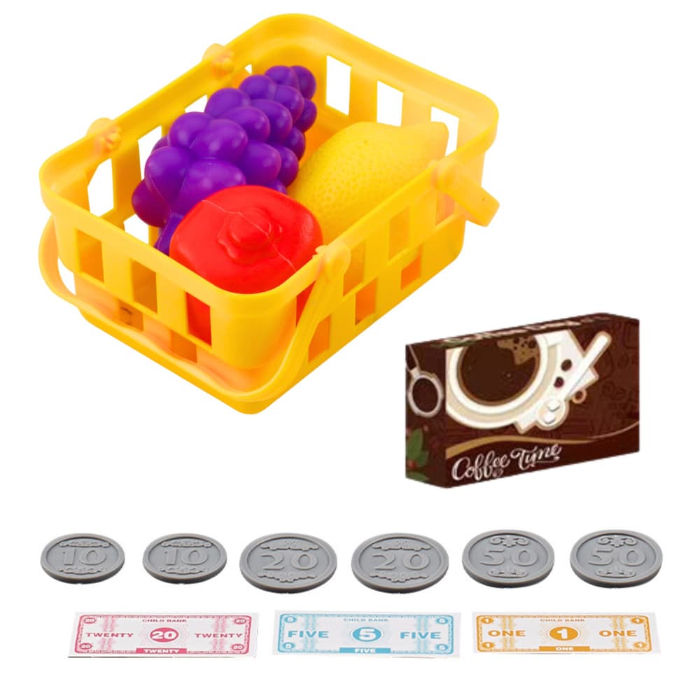 LEAN TOYS Blagajna za igro z dodatki, rdeča 3
