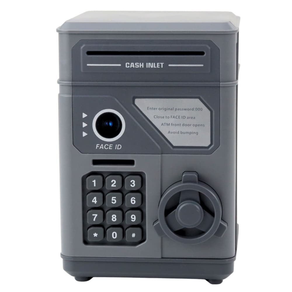 Elektronski sef - bankomat, siv, PIN 2