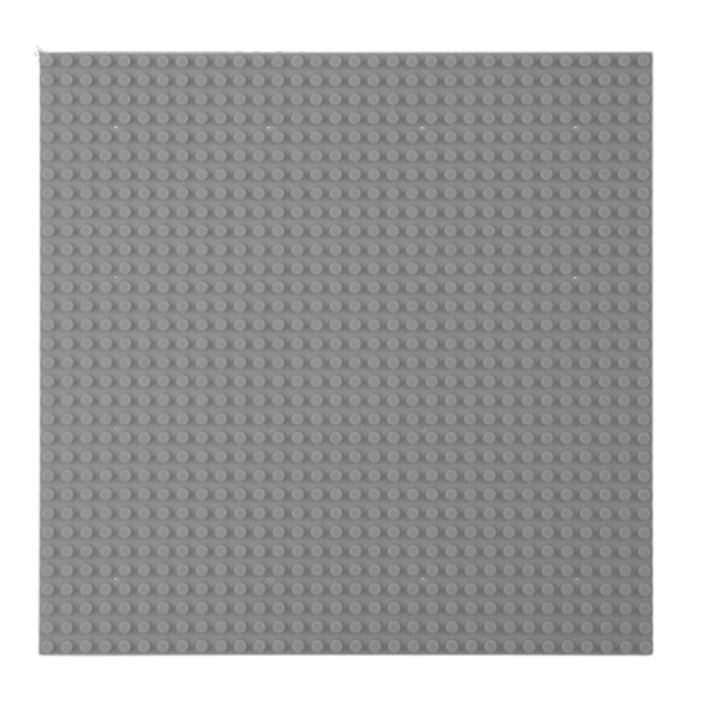 LEAN TOYS Gradbena podlaga za kocke, siva, 40x40 cm