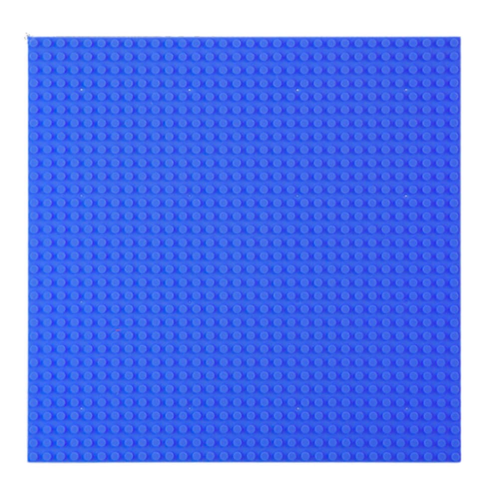 LEAN TOYS Gradbena podlaga za kocke, temno modra, 40x40 cm