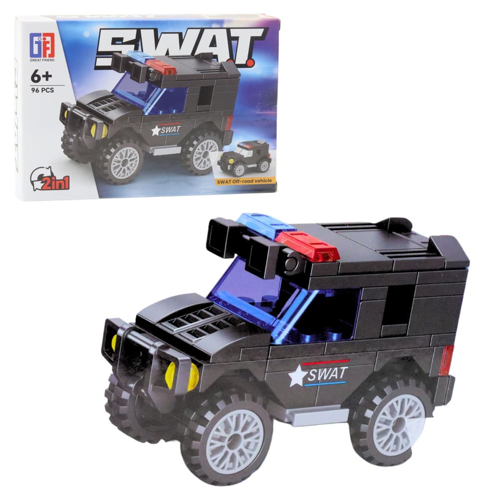 Gradbeni bloki vozila SWAT 2v1 (92-117 kosov) 8