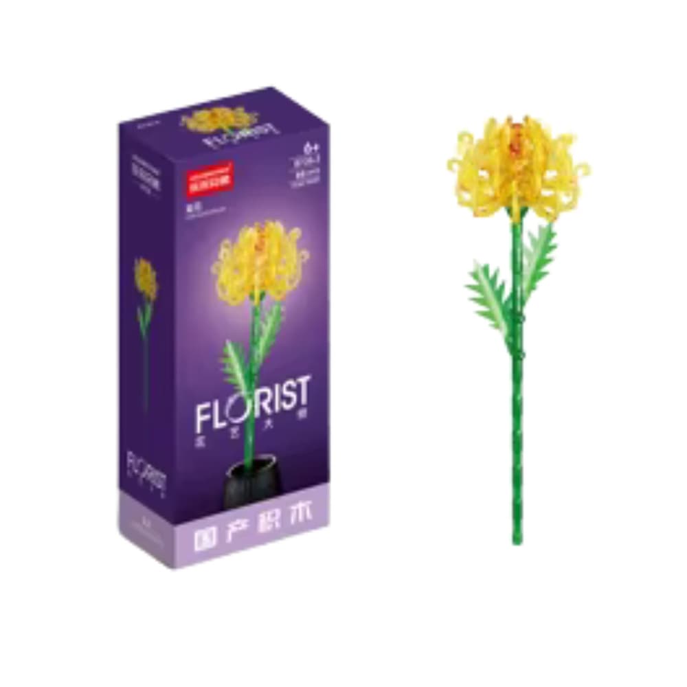 Gradbeni klocki - Rože, kompozicije (60-150 el.) - LEAN TOYS 4