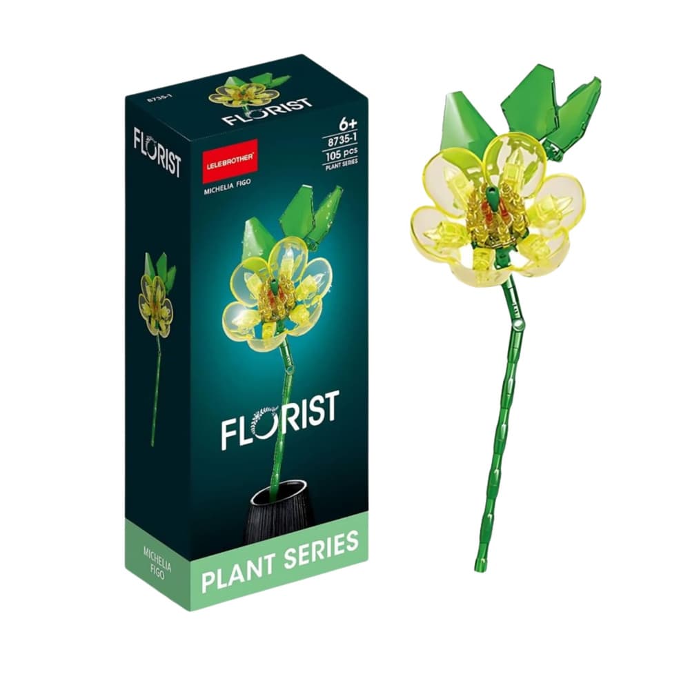 Gradbeni klocki - Rože, kompozicije (60-150 el.) - LEAN TOYS 5