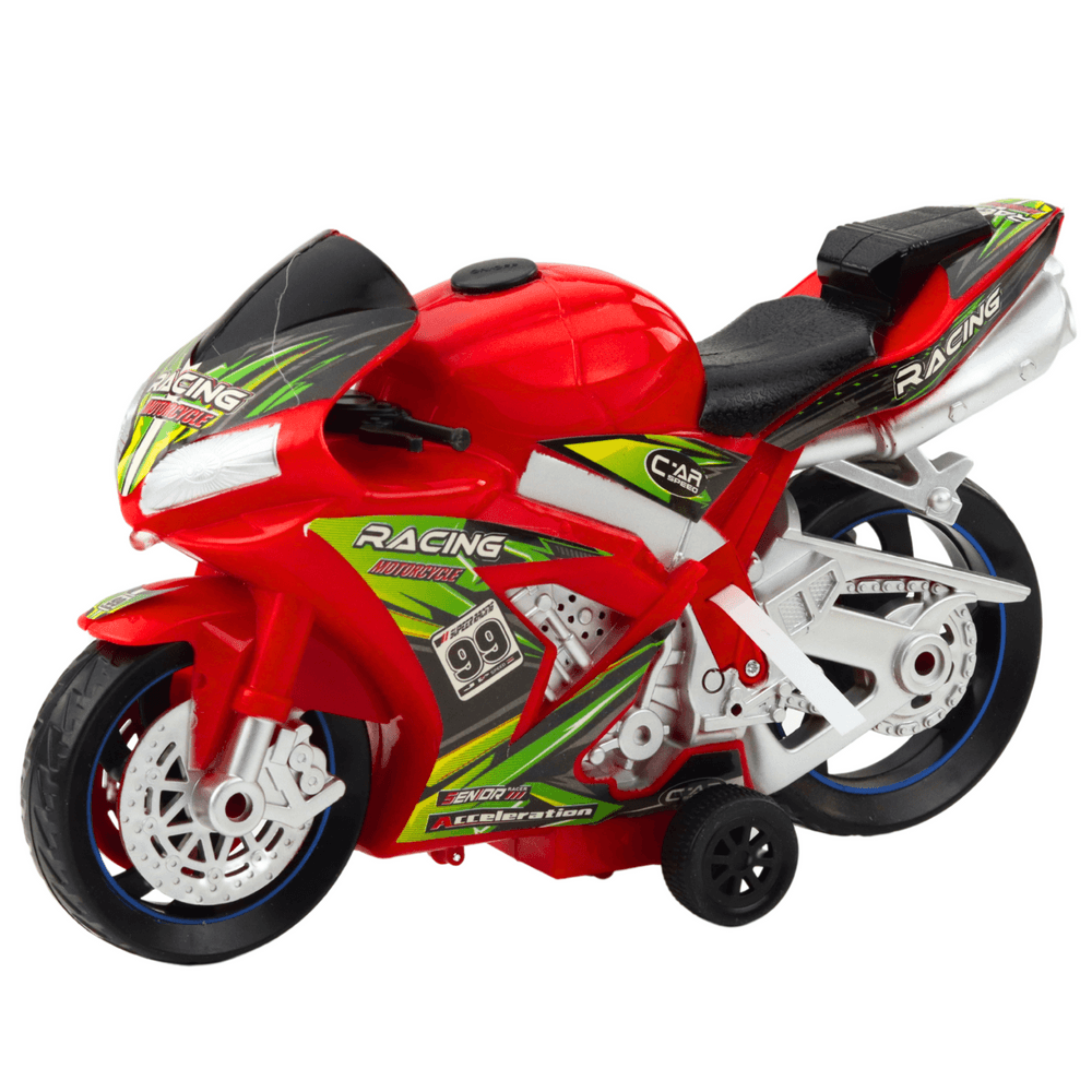 Dirkalni motor Lean Toys, naprava, luči, zvoki, rdeč 2
