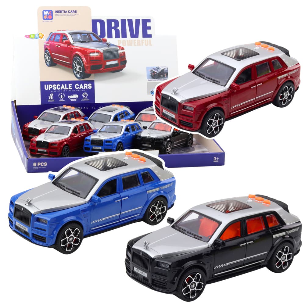 Avto robot 2v1 Lean Toys, športni policijski, naprava, odprta vrata