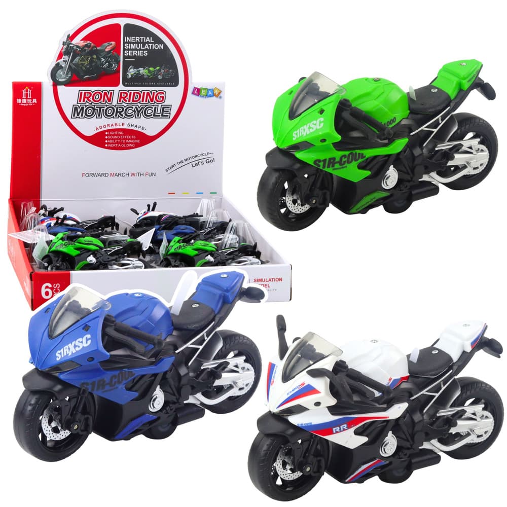 Športni dirkalni motor z naprednim pogonom, vklj. luči in zvoki