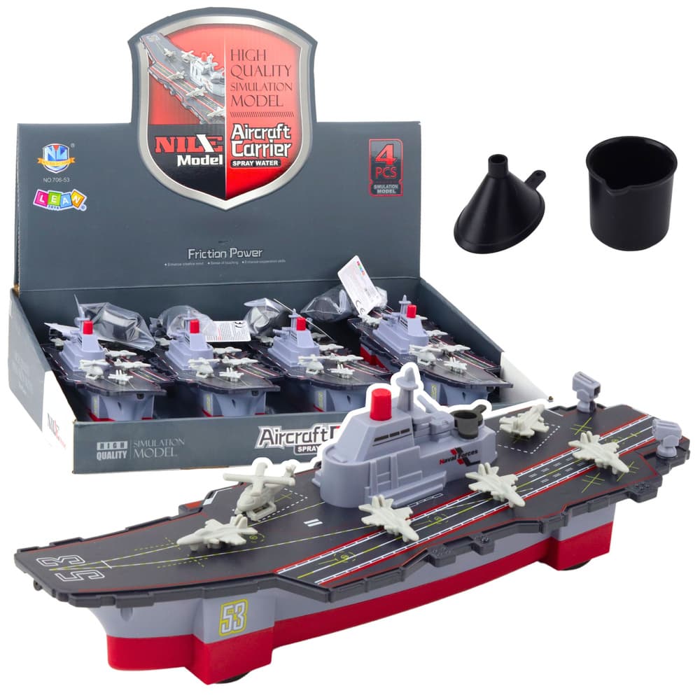 LEAN TOYS Letalonosilec z vodnim učinkom in dodatki