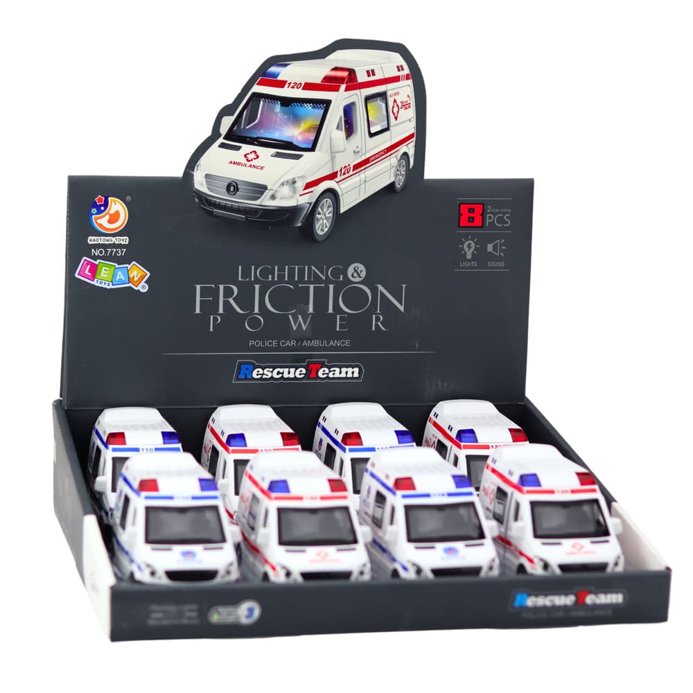 Reševalno vozilo policija LEAN TOYS z lučmi in zvoki 4