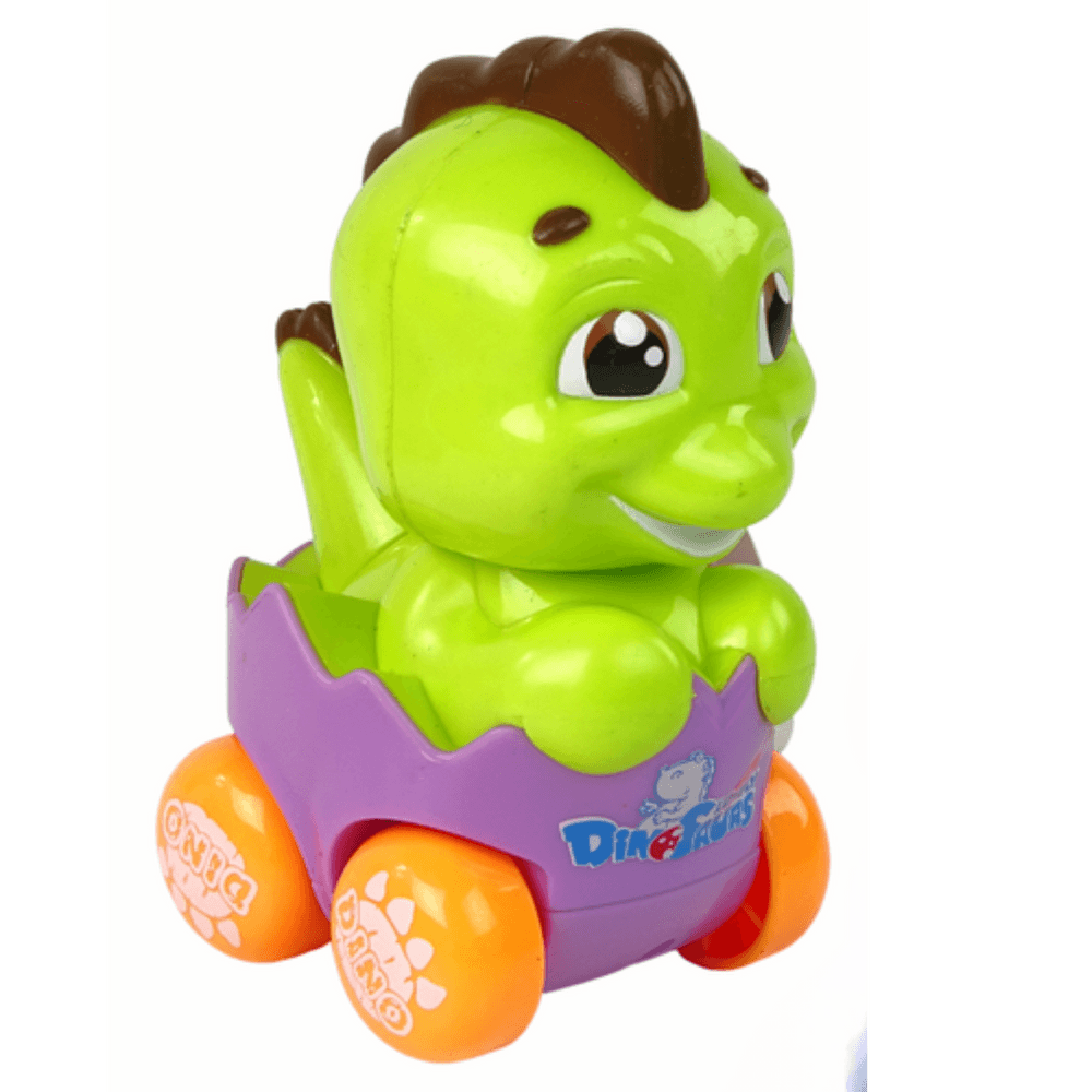 Nagnjeni avto dinozaver v jajčku 6