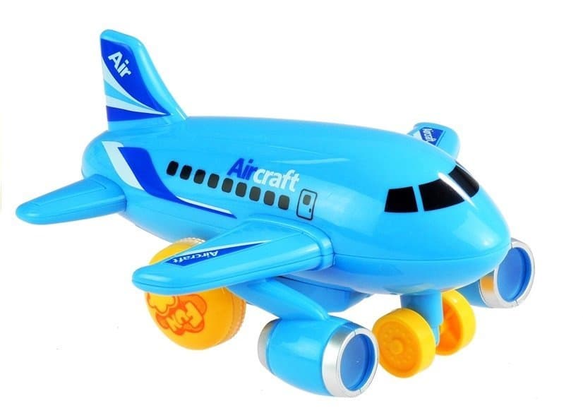 Potniški avion z lučkami in zvoki (mix barv) 2