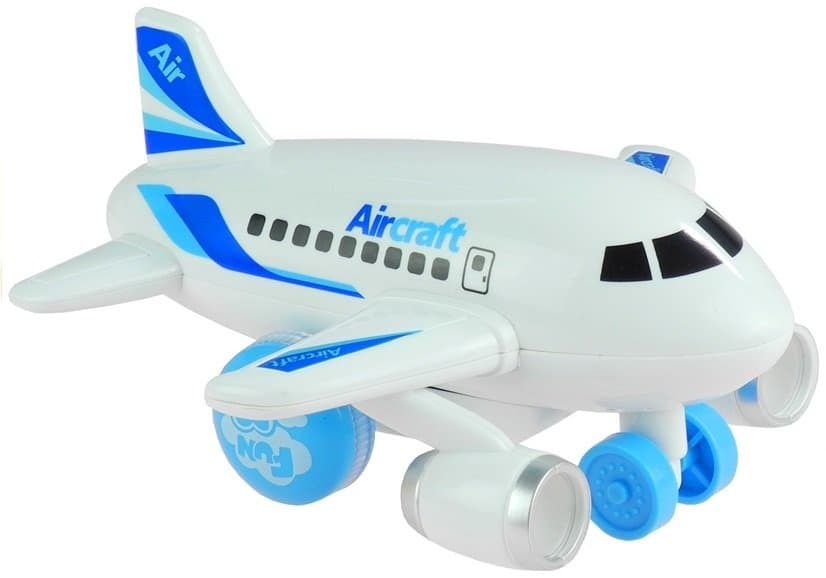 Potniški avion z lučkami in zvoki (mix barv) 3