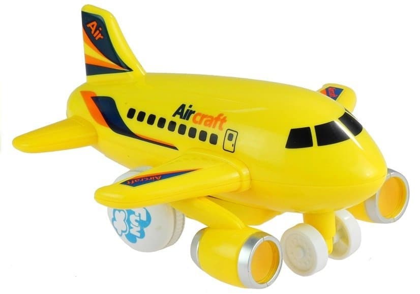 Potniški avion z lučkami in zvoki (mix barv) 4
