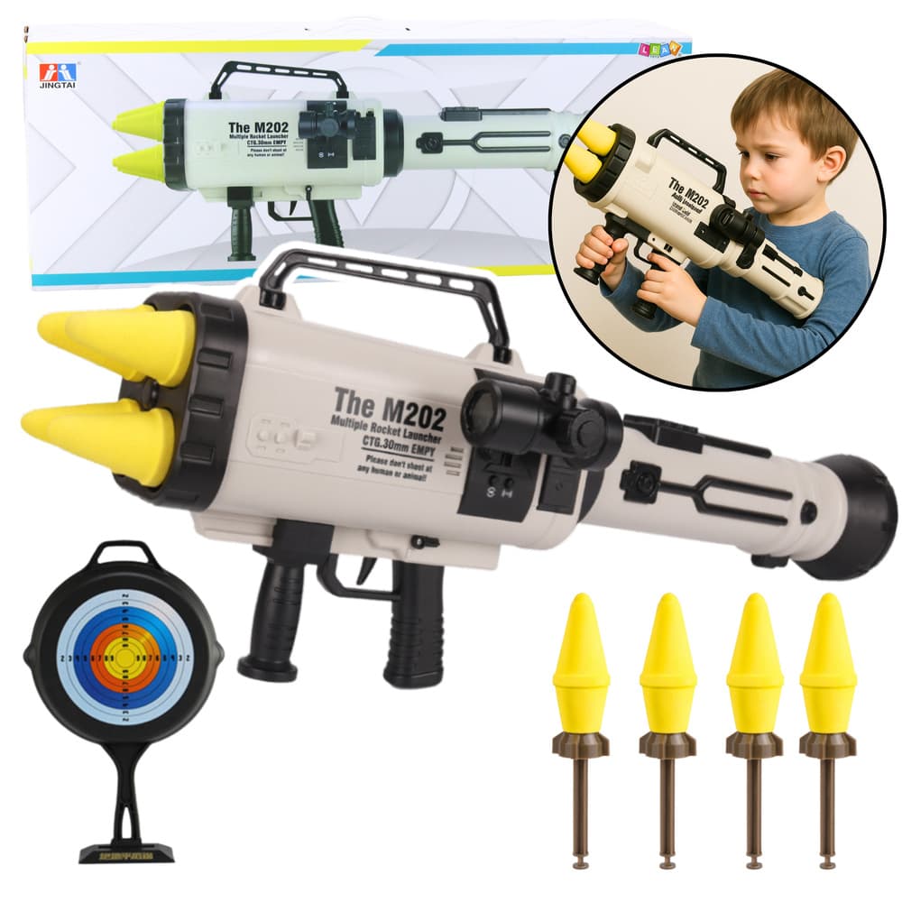Izstreljevalnik raket M202 z gobastimi izstrelki, 68cm LEAN TOYS