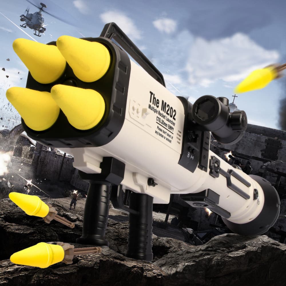 Izstreljevalnik raket M202 z gobastimi izstrelki, 68cm LEAN TOYS 4