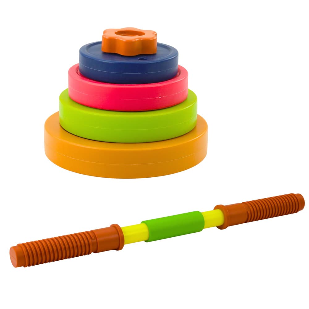 LEAN TOYS Otroška utež z utežmi, pena, nedrseč ročaj 2