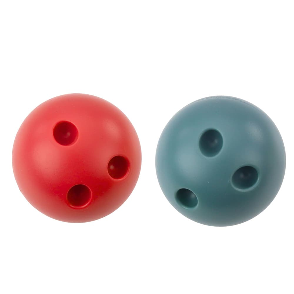 LEAN TOYS Set kegljev s muco (10 kegljev, 2 krogli) 3