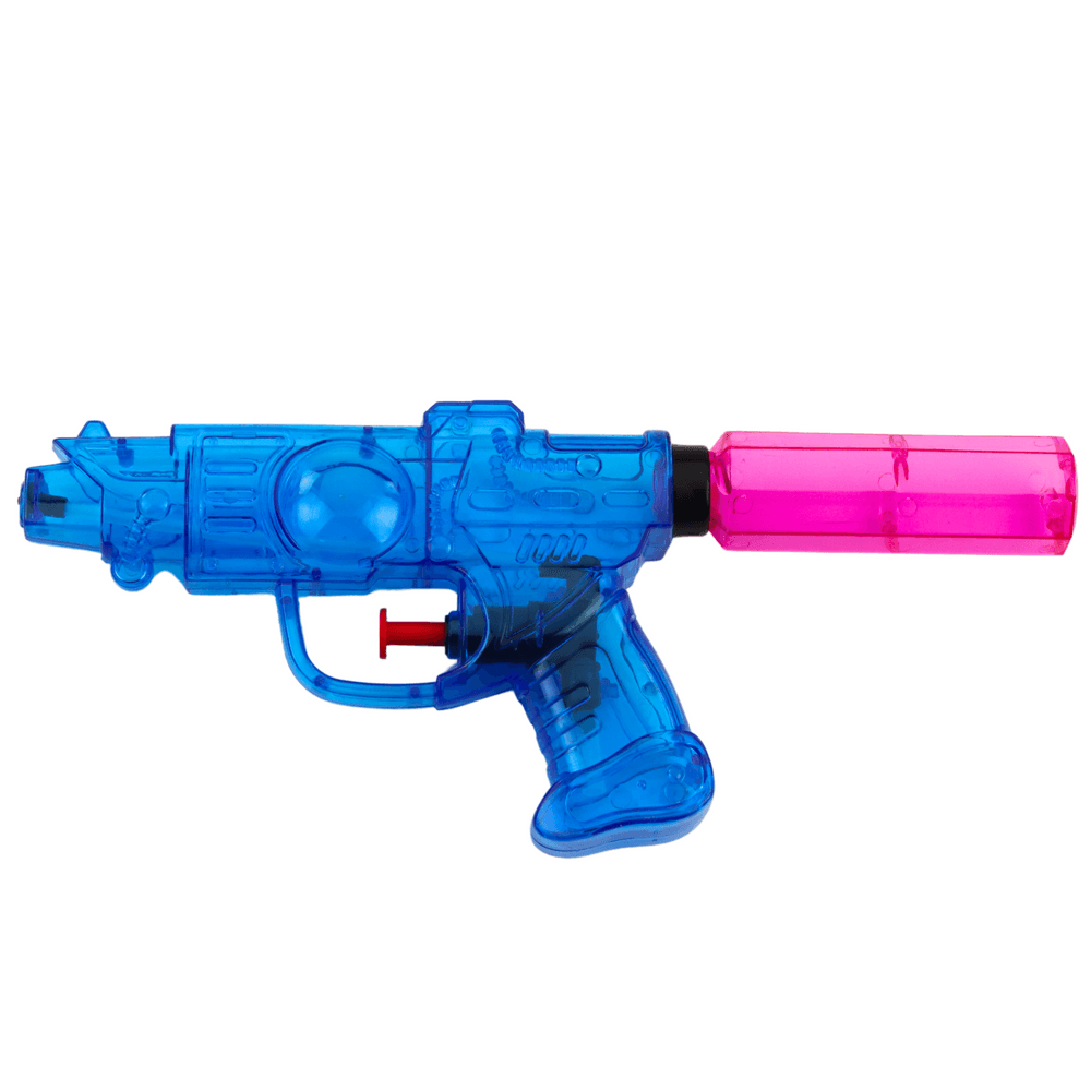 Samopralni vodni pištoli LEAN TOYS (rdeča/modra, domet 8m, 23cm) 2