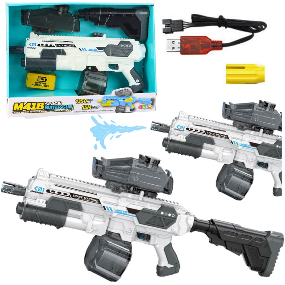LEAN TOYS Električni vodni pištola M416, 1350 ml