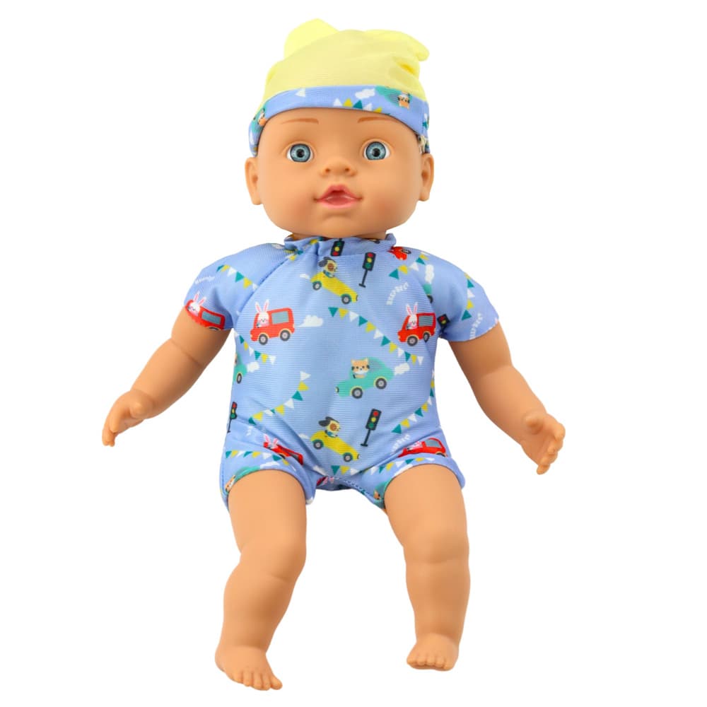 Punčka Bobas LEAN TOYS v modri oblekici, 31 cm 2