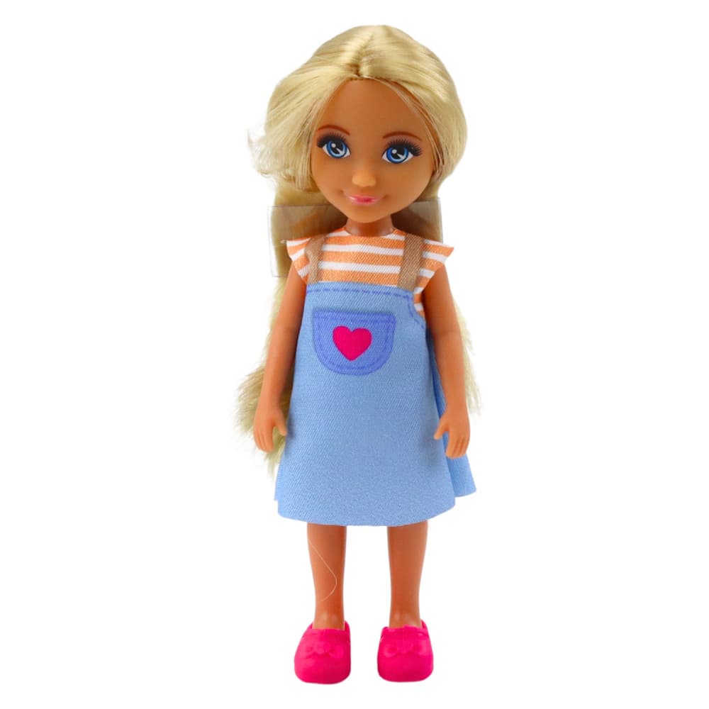 Mini lutka LEAN TOYS Ankiki s psičkom in mladiči, 13 cm 2