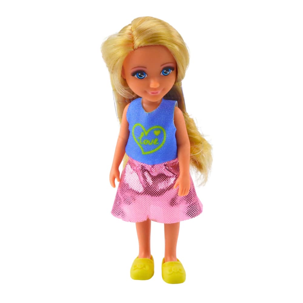 LEAN TOYS Set za rojstni dan z lutko, živalmi in dodatki 3