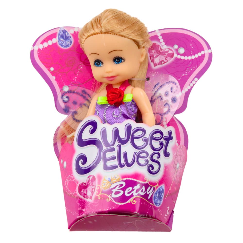 Mini lutka LEAN TOYS 'Vila/Elf', mešani modeli (modra, vijolična, roza) 2