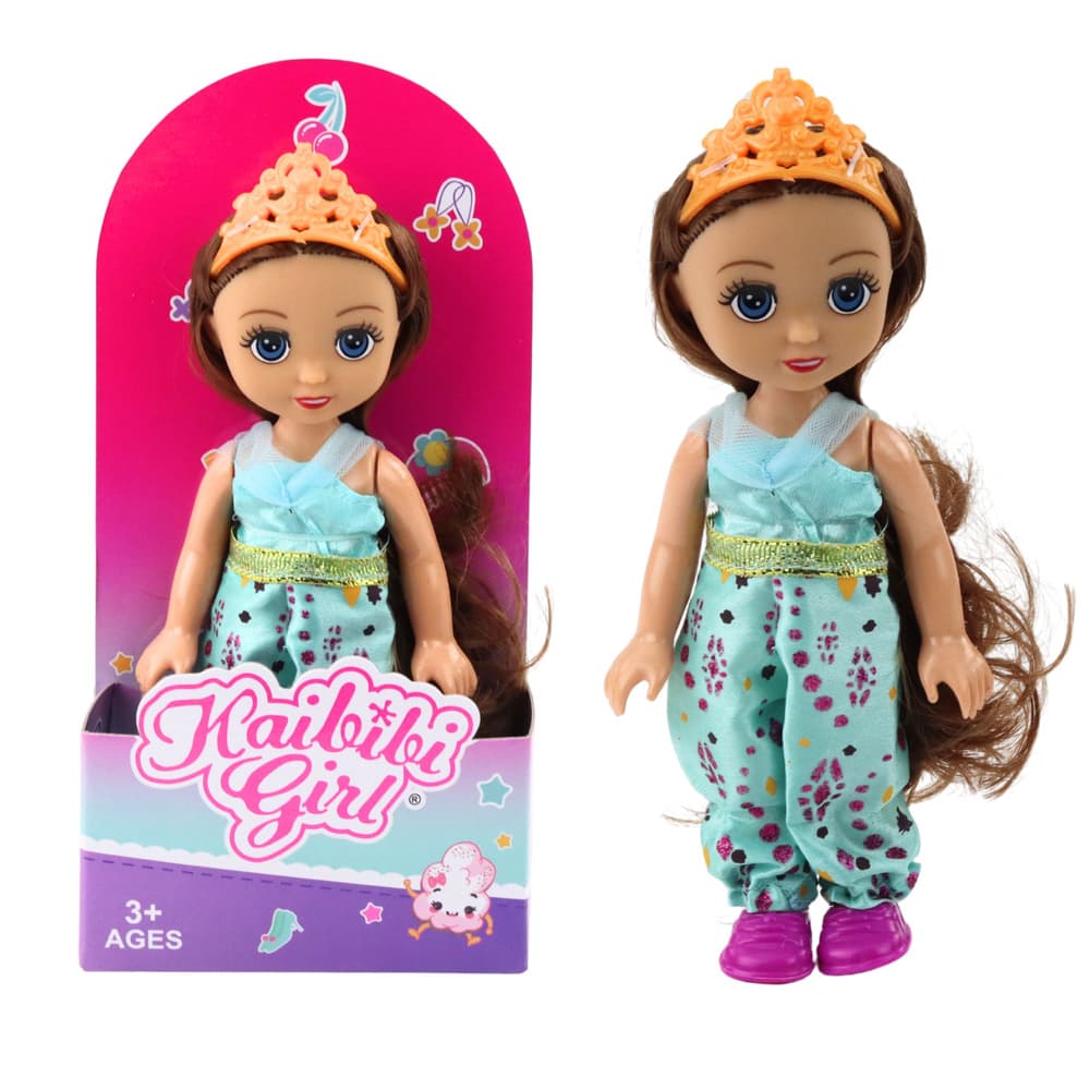 LEAN TOYS Mini lutka princeska, 17 cm, mešanica 2