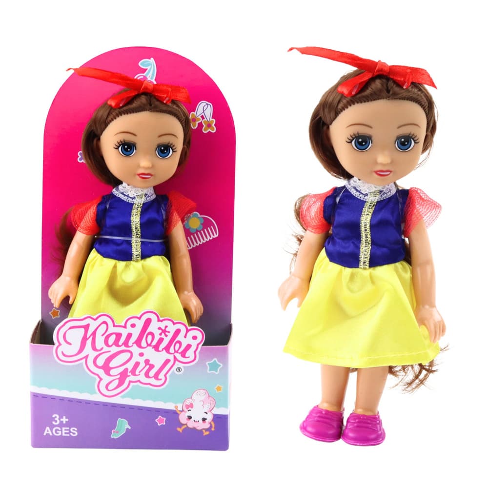 LEAN TOYS Mini lutka princeska, 17 cm, mešanica 4