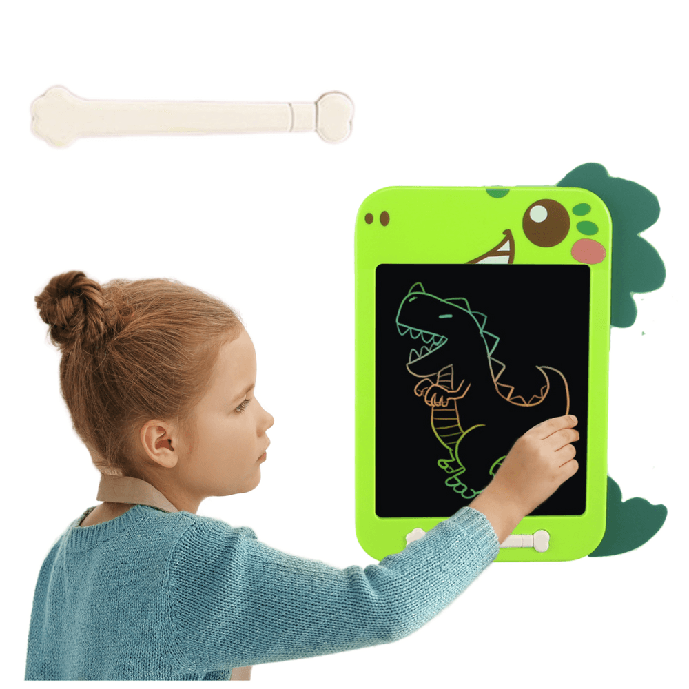 LEAN TOYS Znikopis - Grafična tablica LCD, dinozaver, zelena 2