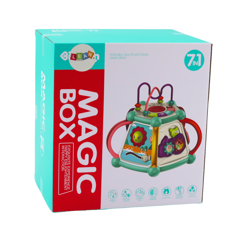 LEAN TOYS Multifunkcijska izobraževalna kocka 7v1 5