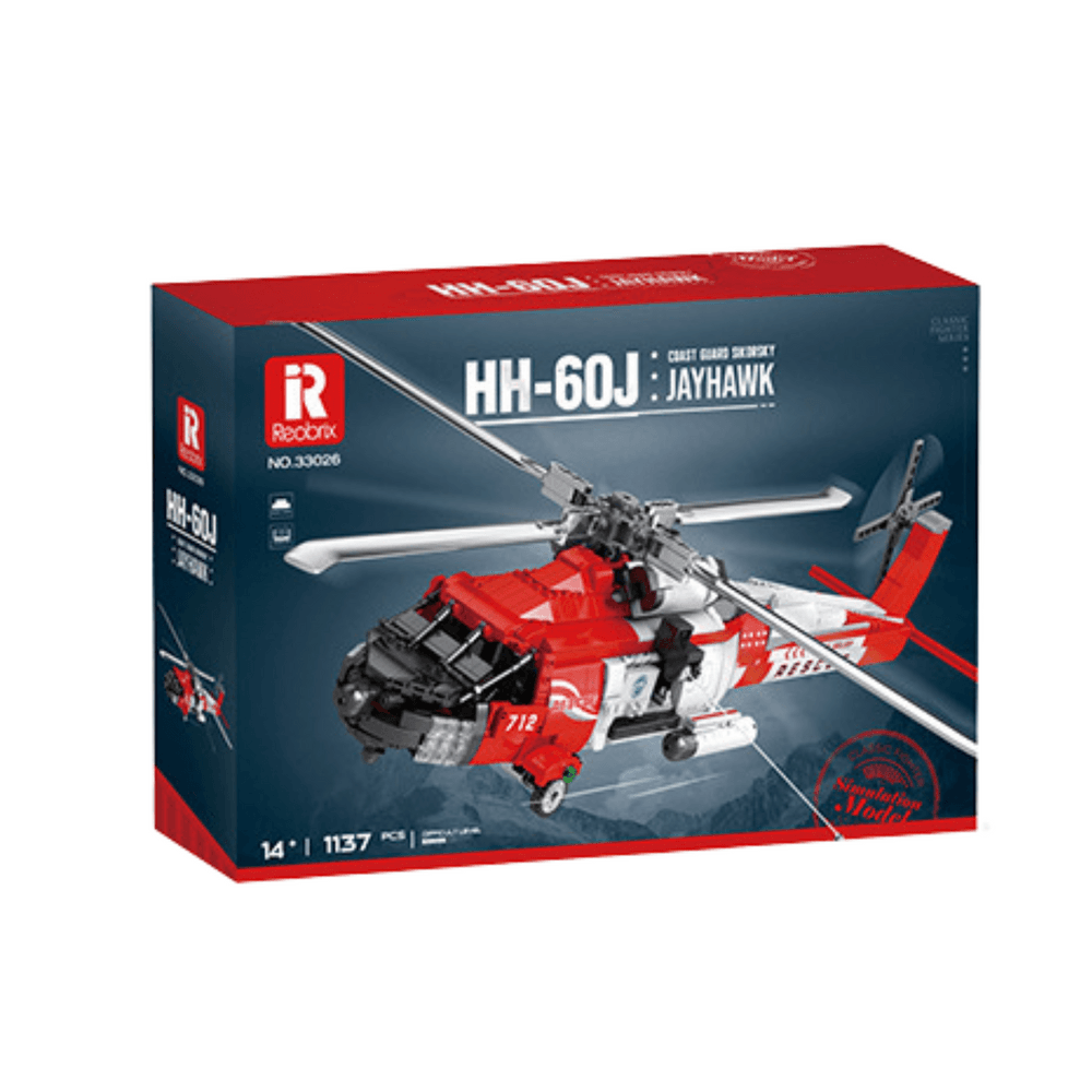 LEAN TOYS Gradbeni bloki - Reševalni helikopter HH-60J Jayhawk 1137 el. 3