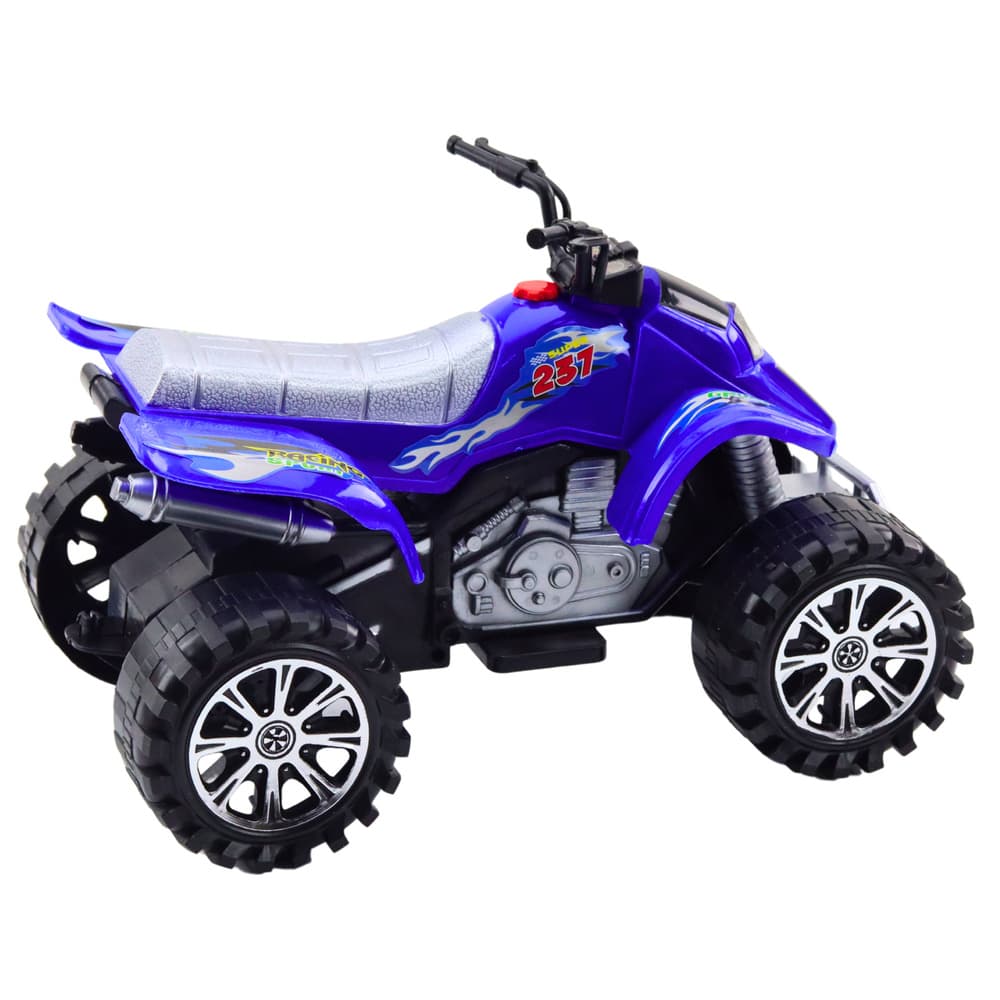 LEAN TOYS Terenski Quad s pogonom, nazobčana kolesa, moder 2