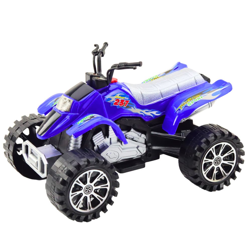 LEAN TOYS Terenski Quad s pogonom, nazobčana kolesa, moder 3